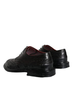 Dolce & Gabbana – Black Leather Oxford Wingtip Shoes