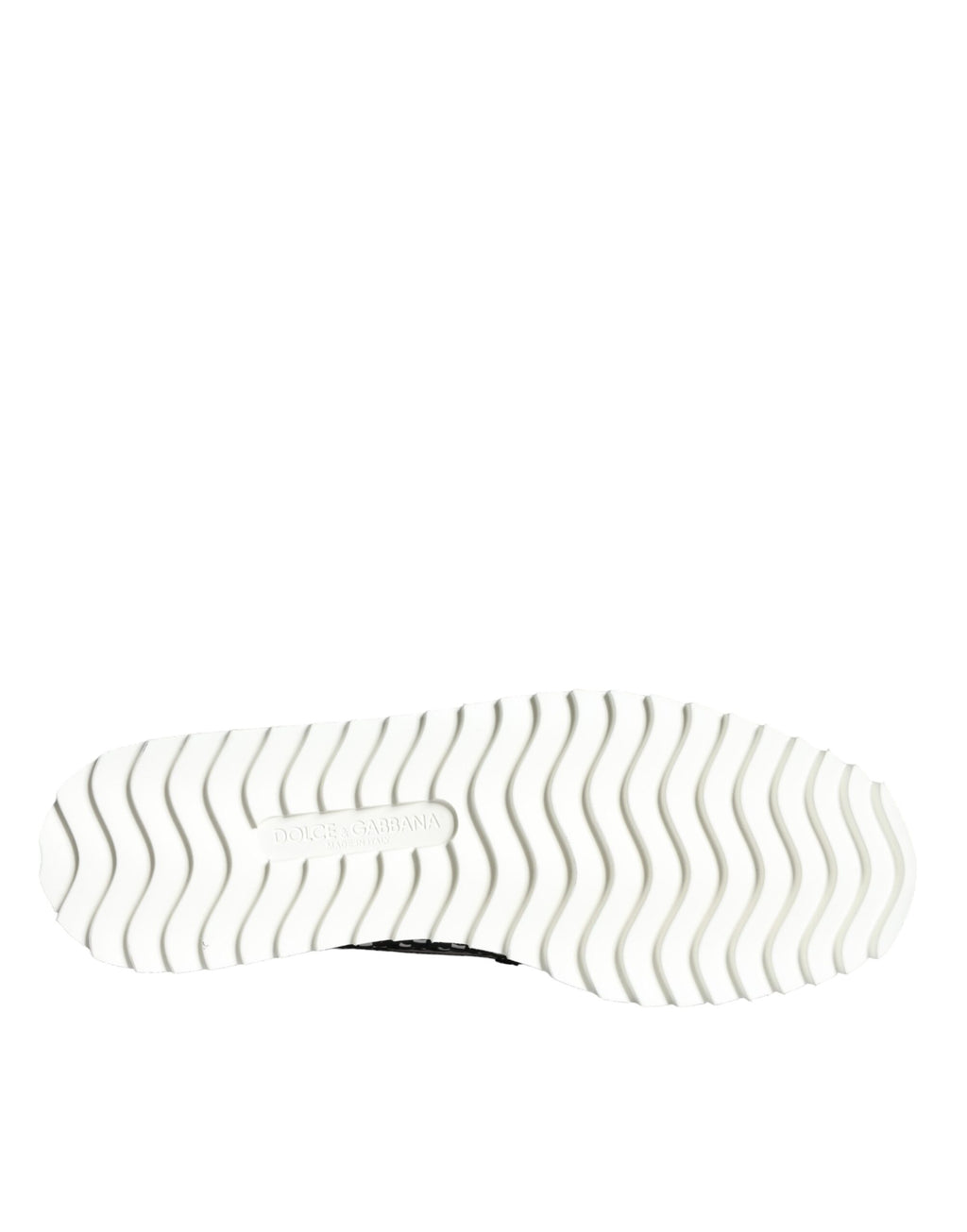 Dolce & Gabbana - Black White Weaved Slip On Men Loafers