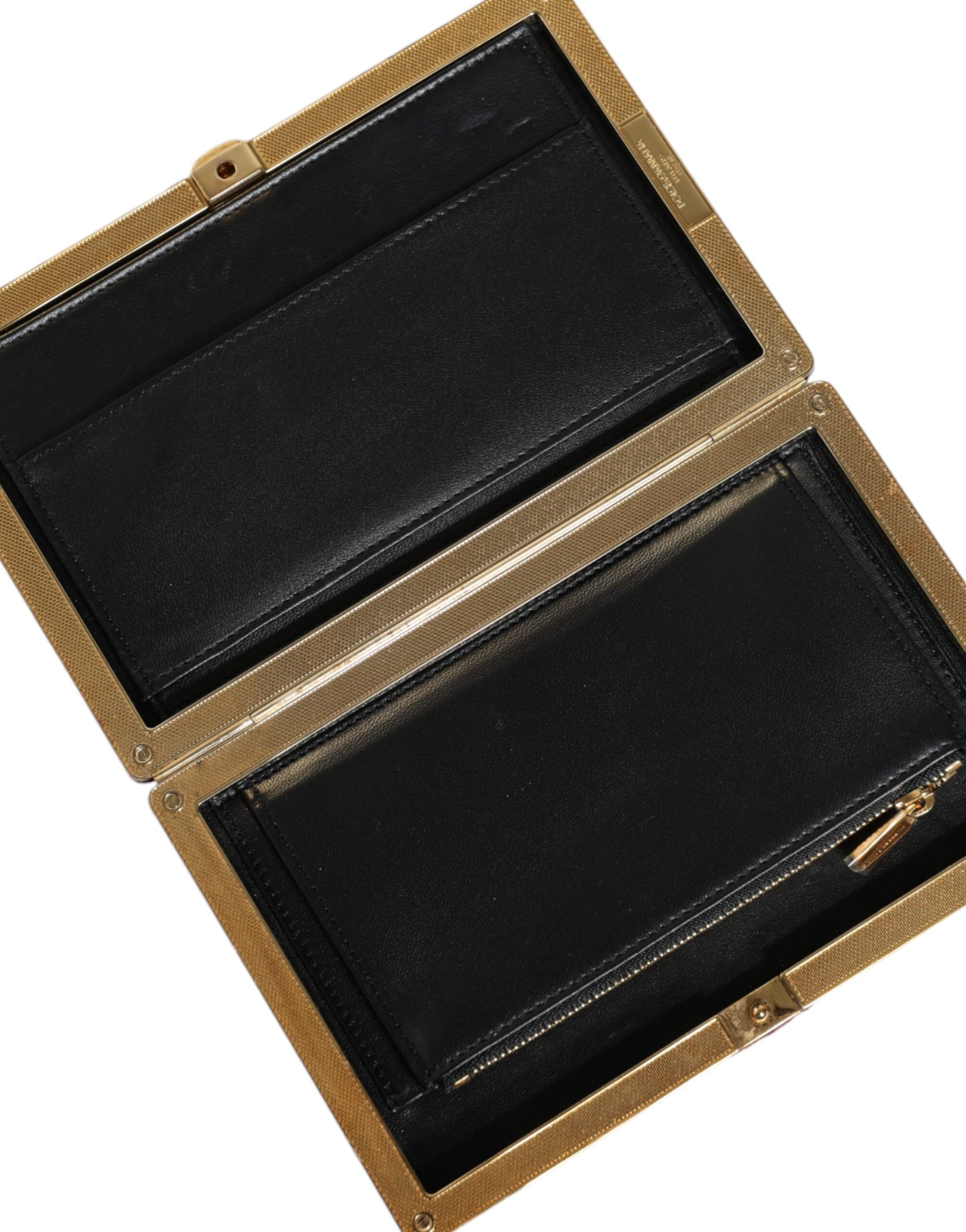 Dolce & Gabbana – Embellished Mini Clutch in Red Velvet