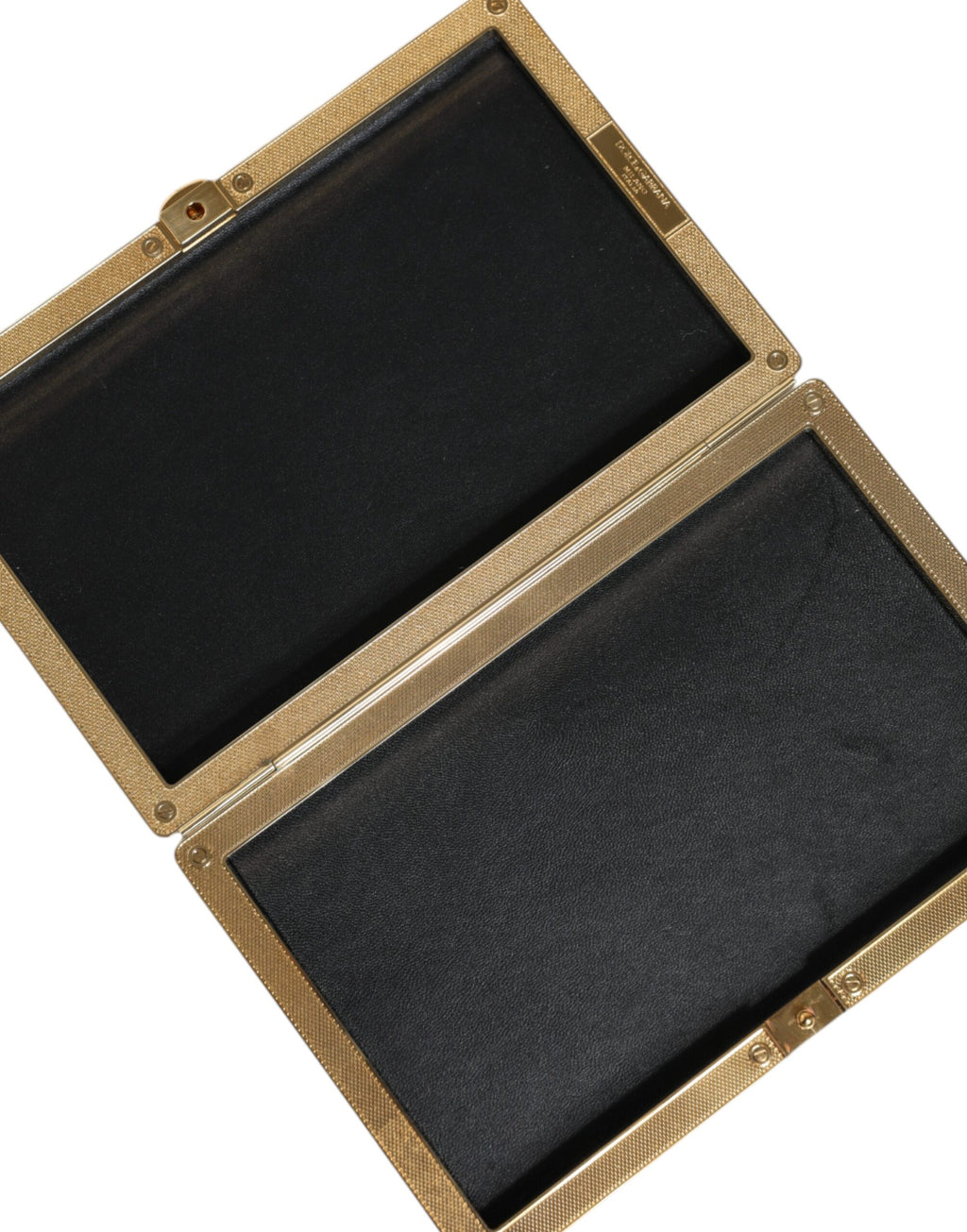 Dolce & Gabbana – Crystal-Embellished Miniature Clutch Purse in Gold