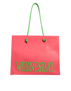 Alberta Ferretti – Pink Wednesday Leather Tote