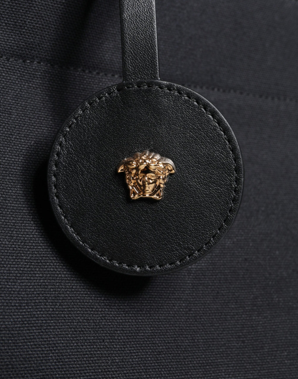 Versace – Black Crossbody Bag with Dual Handles