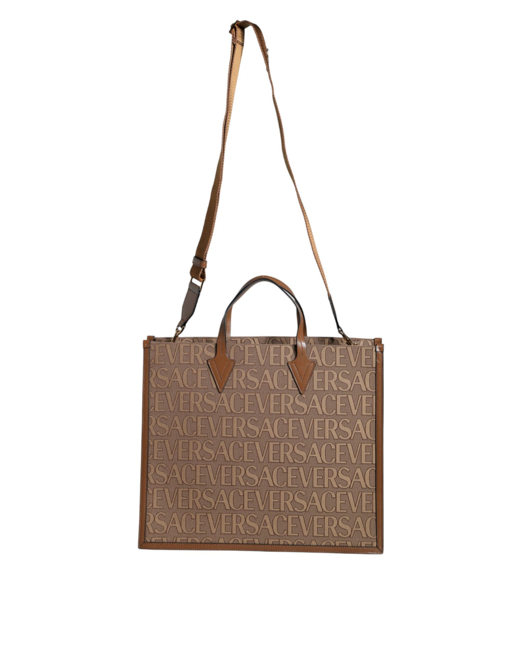Versace – Brown Crossbody Tote Bag