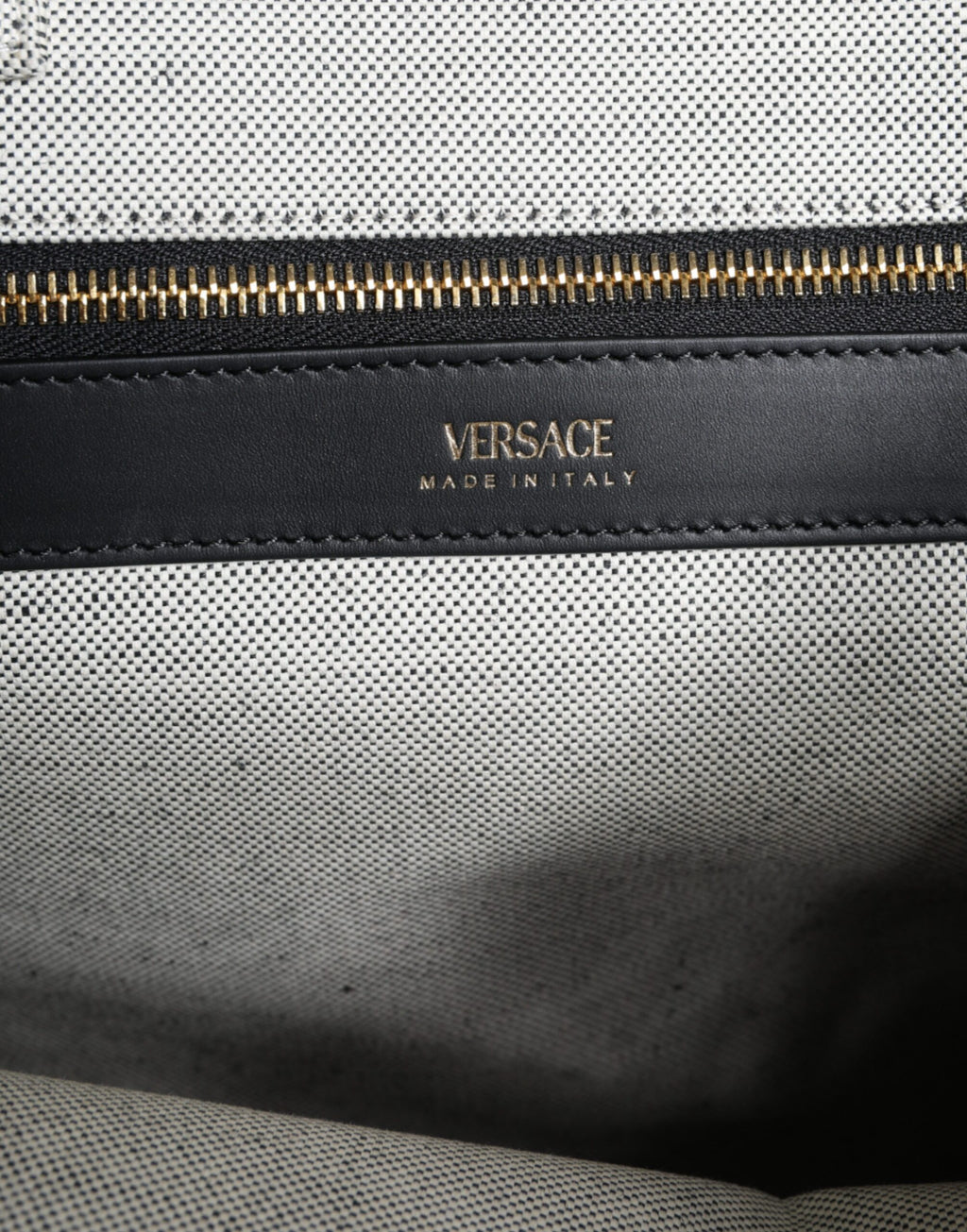 Versace – White and Black Tote Bag