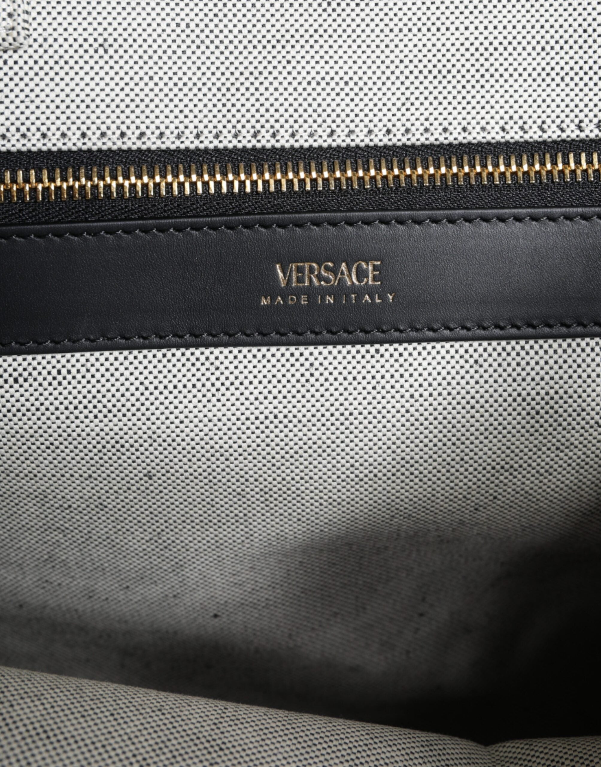 Versace – White and Black Tote Bag