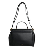 Versace – Black Grainy Calfskin Crossbody Bag