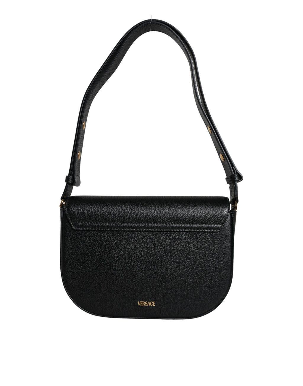 Versace – Black Calf Leather Shoulder Bag