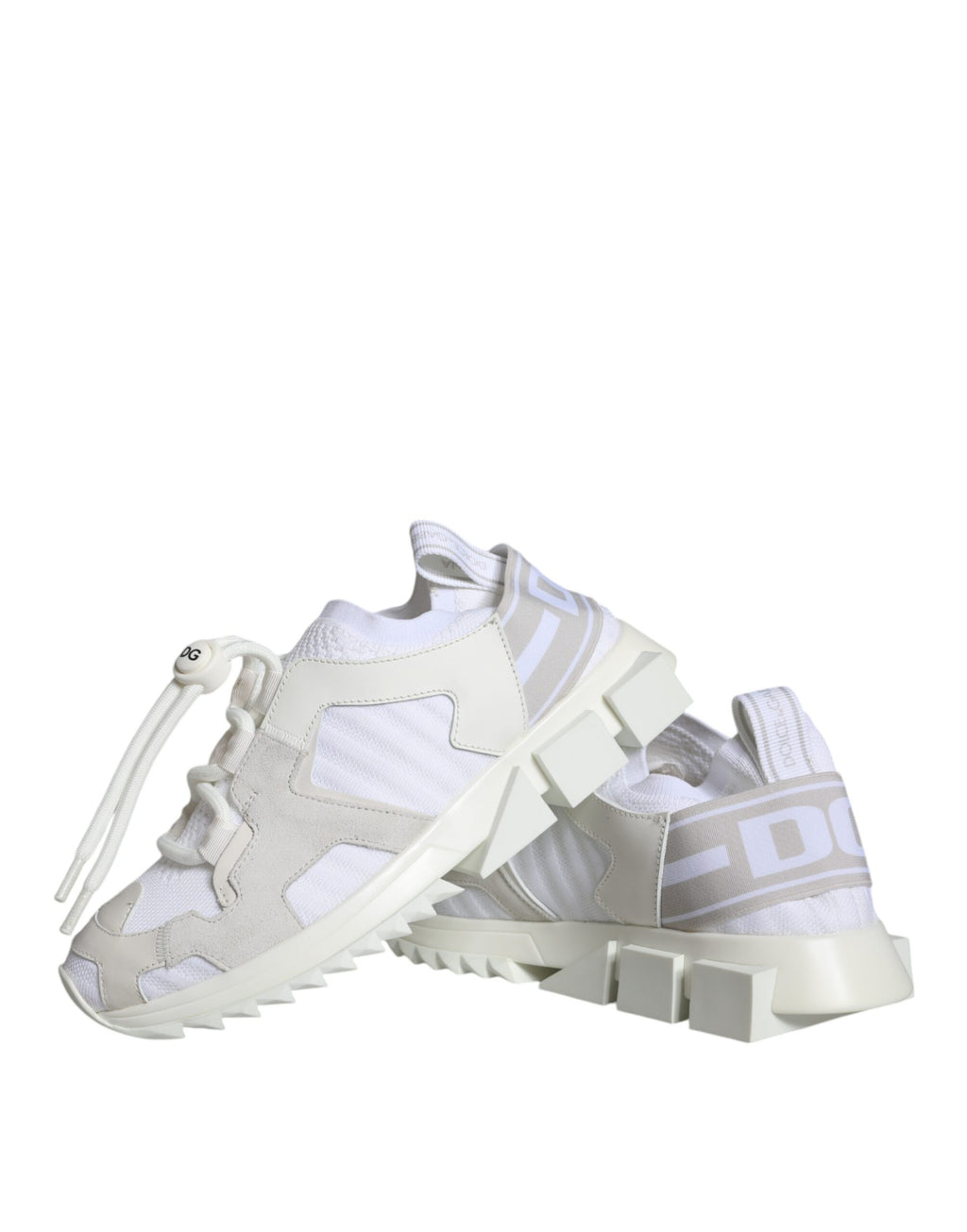 Dolce & Gabbana - White Mesh Sorrento Trekking Sneakers