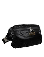 Dolce & Gabbana – Logo Plaque Belt Bag in Black