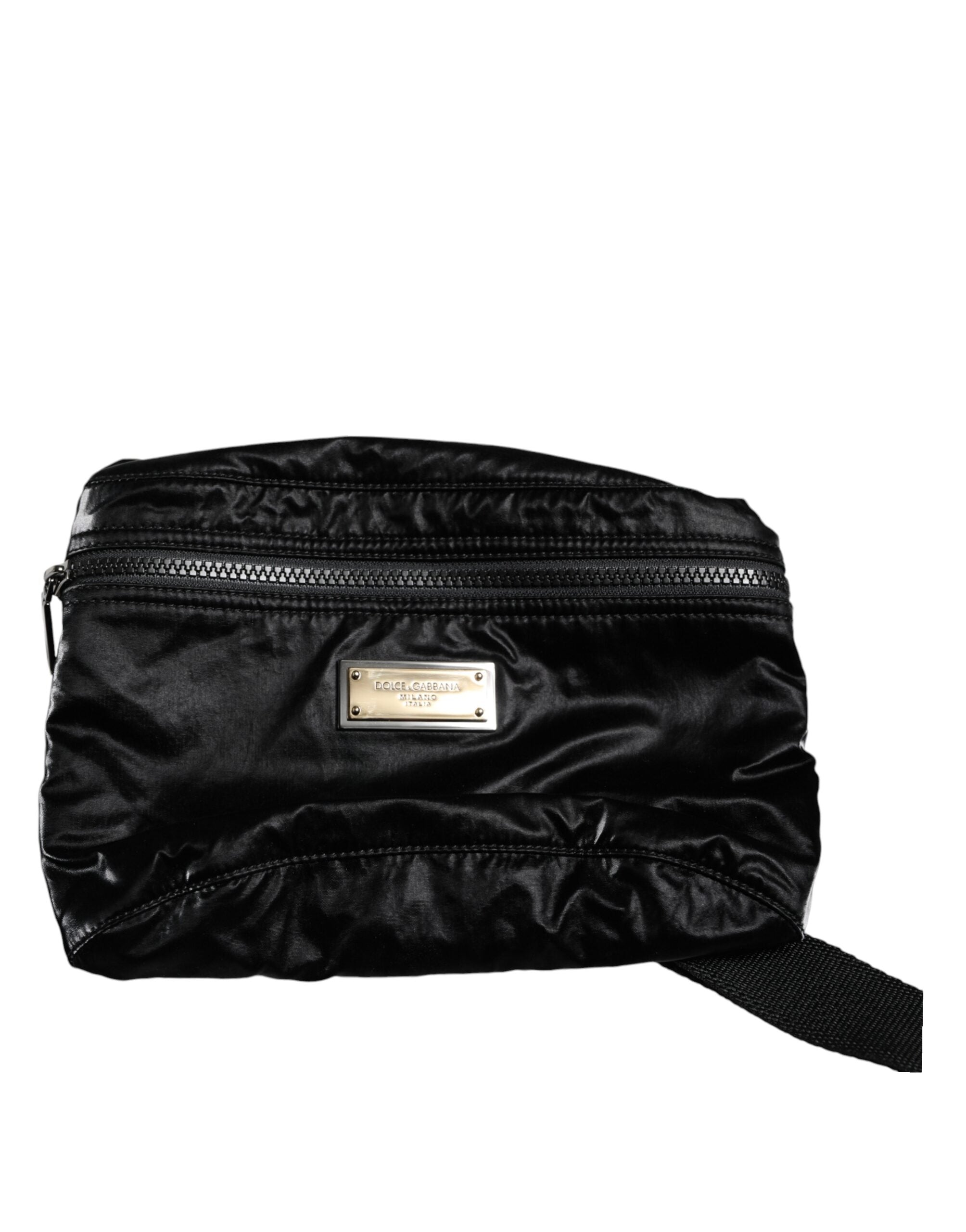 Dolce & Gabbana – Logo Plaque Belt Bag in Black