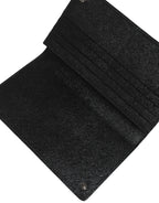 Dolce & Gabbana – Black Grey Leopard Leather Card Slot Crossbody