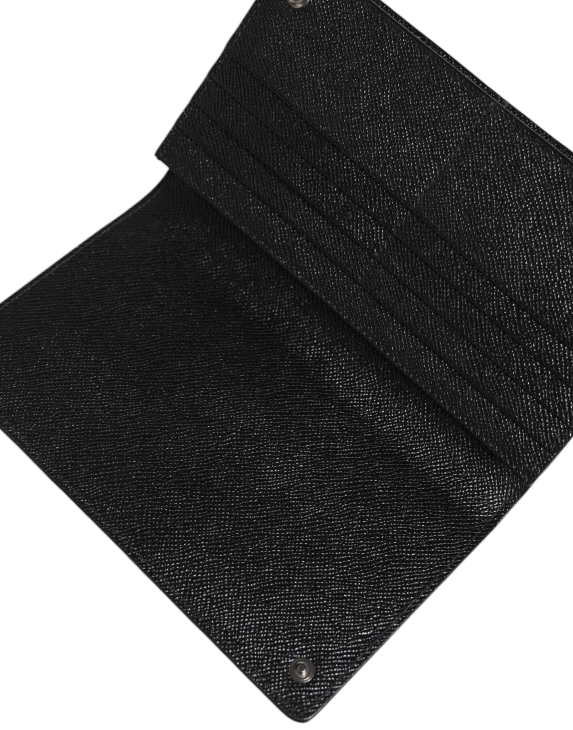 Dolce & Gabbana – Black Grey Leopard Leather Card Slot Crossbody