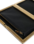 Dolce & Gabbana – Miniature Leather Clutch Purse in Maroon