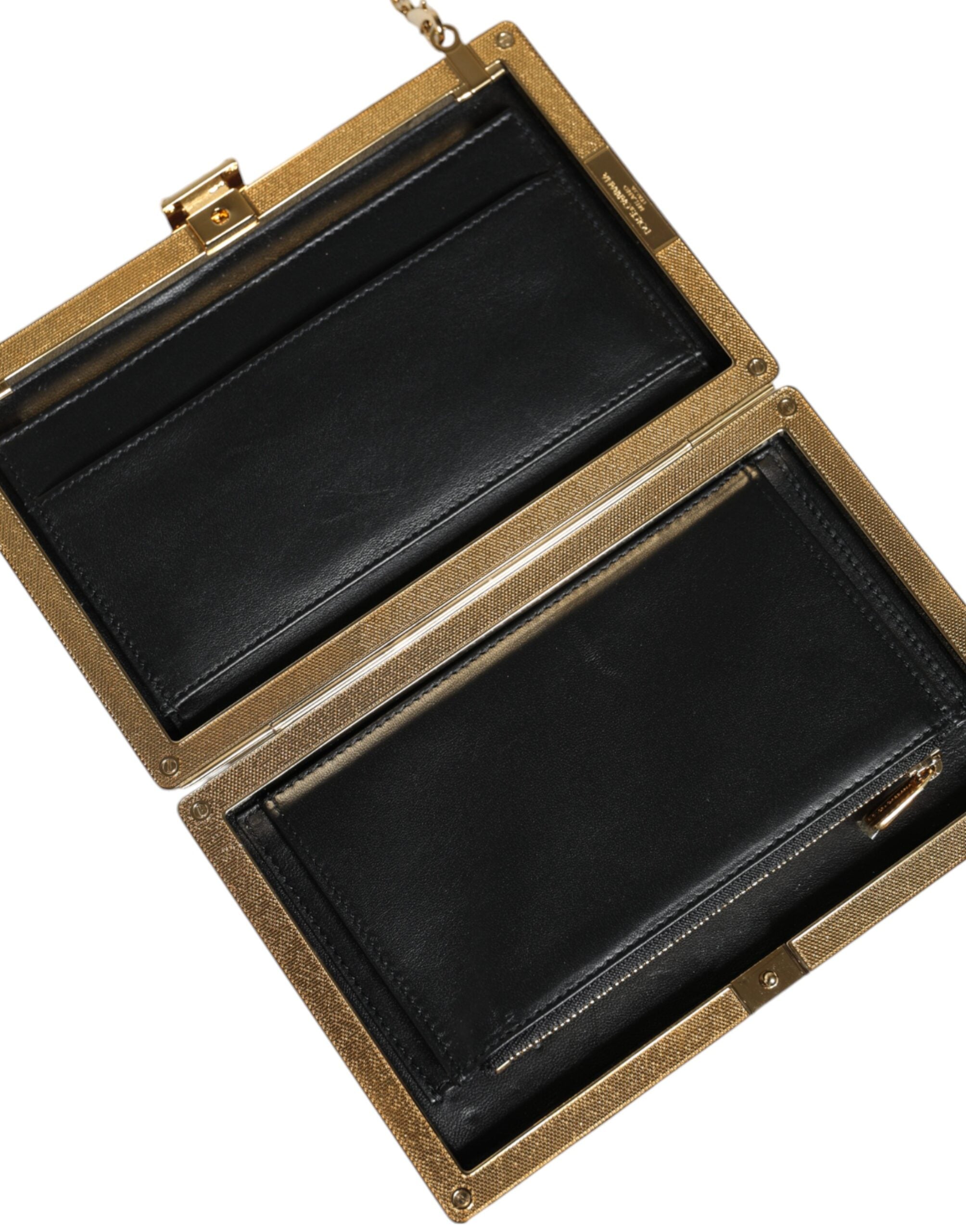 Dolce & Gabbana – Miniature Leather Clutch Purse in Maroon