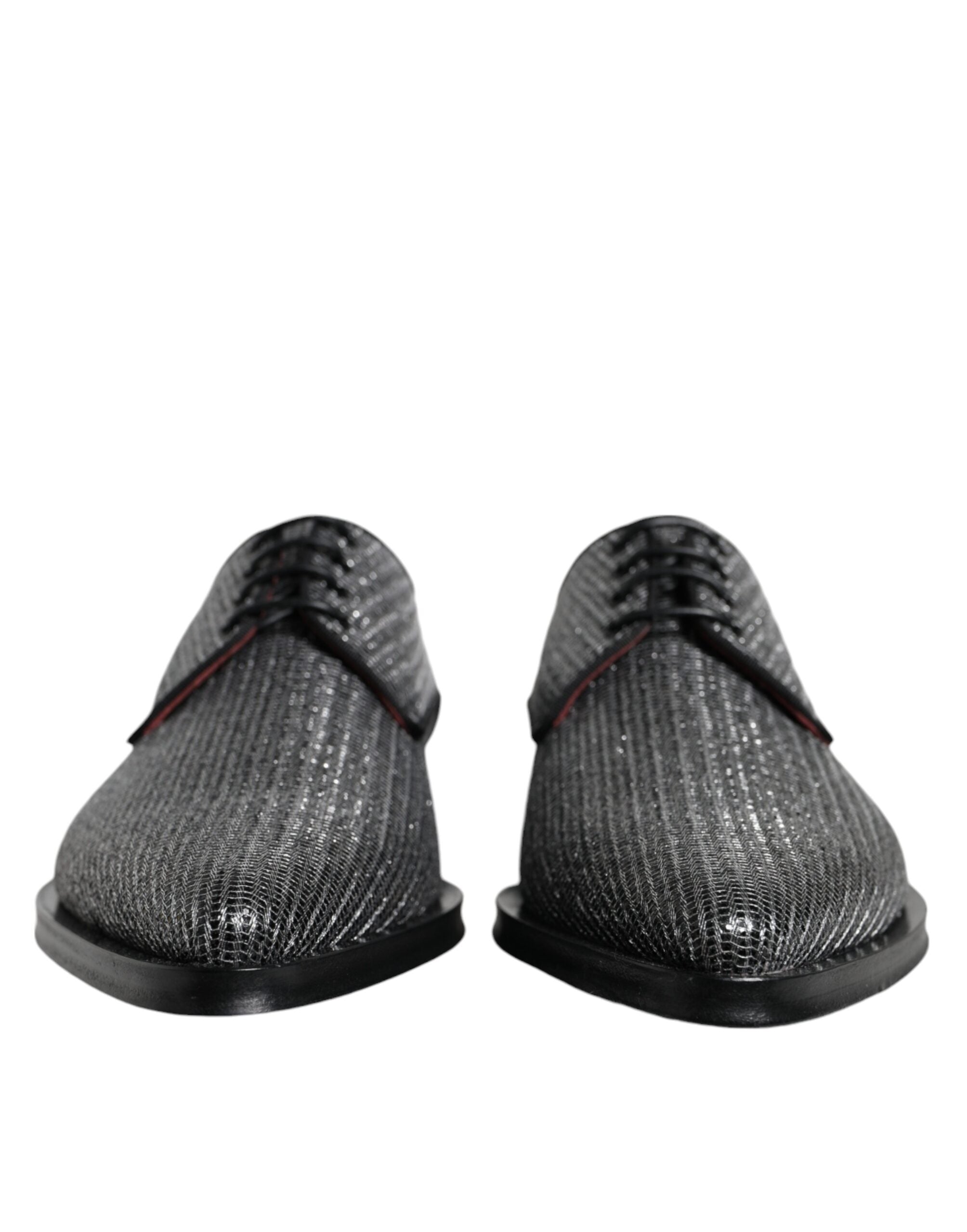 Dolce & Gabbana  - Silver Polyurethane Derby Formal