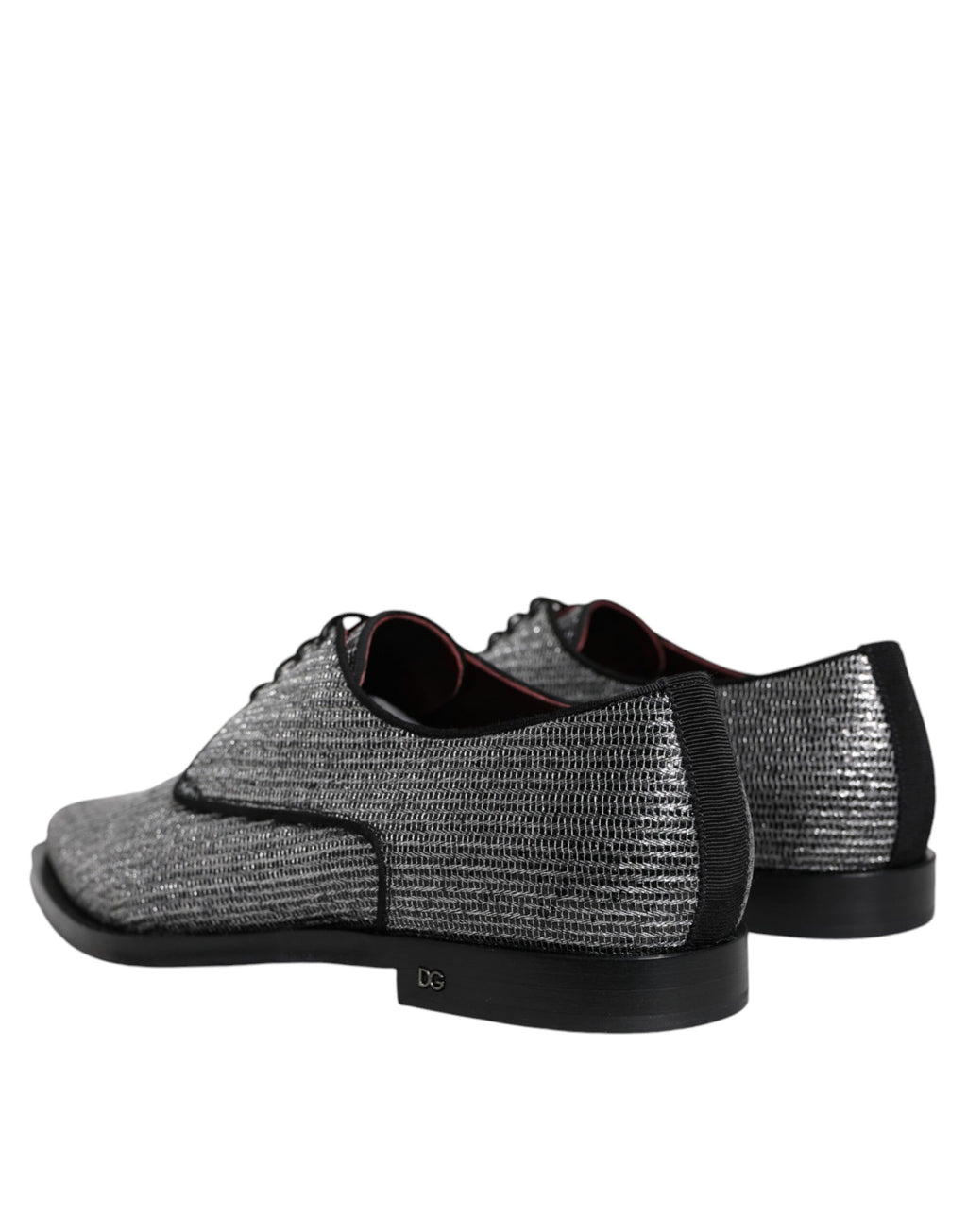 Dolce & Gabbana  - Silver Polyurethane Derby Formal