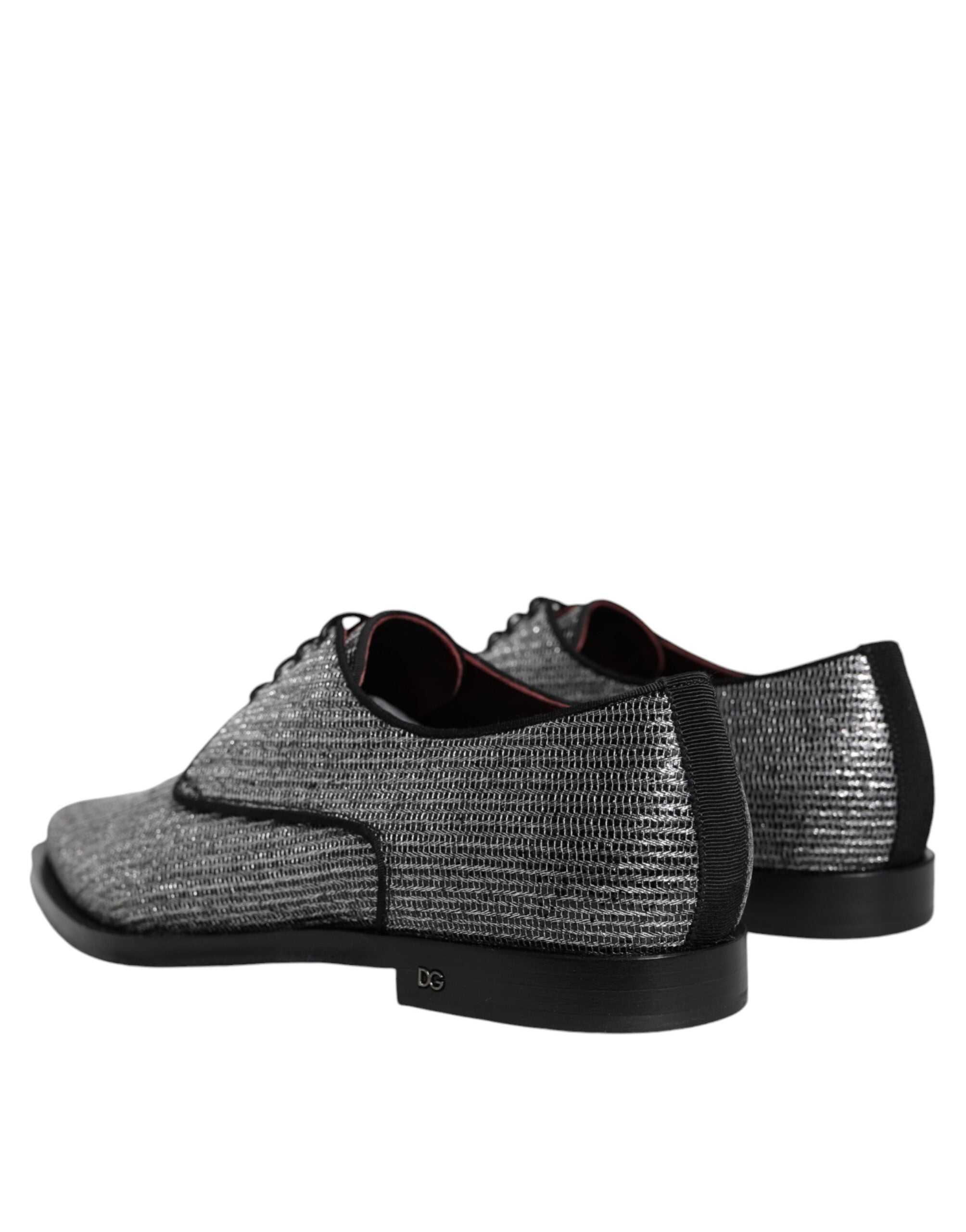 Dolce & Gabbana  - Silver Polyurethane Derby Formal