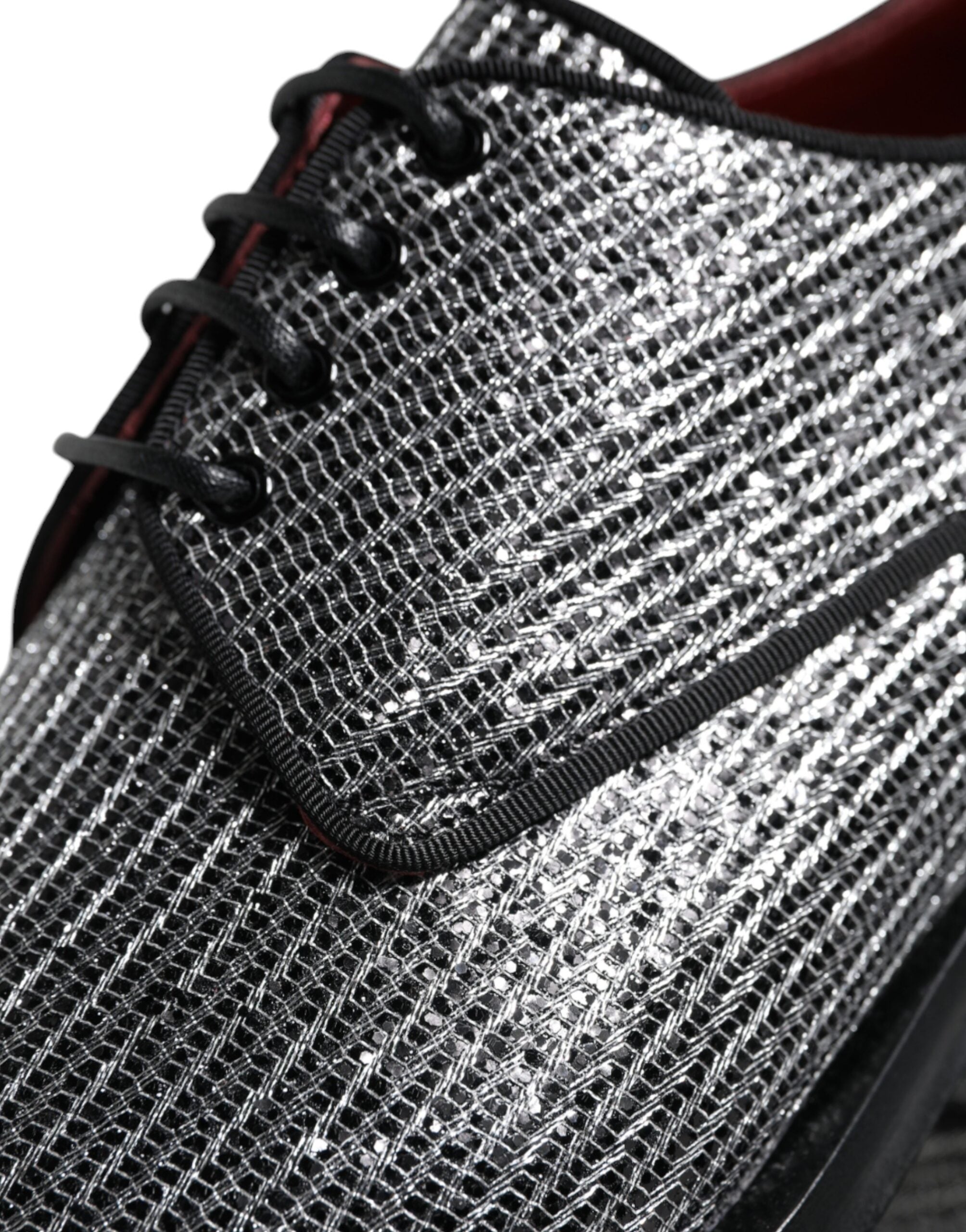 Dolce & Gabbana  - Silver Polyurethane Derby Formal