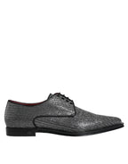 Dolce & Gabbana  - Silver Polyurethane Derby Formal