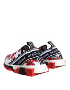 Dolce & Gabbana - Multicolor Geranium Sorrento Sneakers