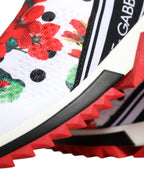 Dolce & Gabbana - Multicolor Geranium Sorrento Sneakers