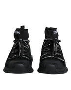 Dolce & Gabbana - Black Sorrento Socks Logo Sneakers
