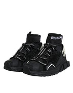 Dolce & Gabbana - Black Sorrento Socks Logo Sneakers
