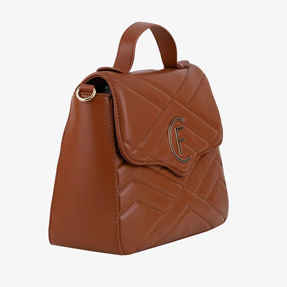 CRISTINAEFFE - Brown Artificial Leather Women Crossbody Bag