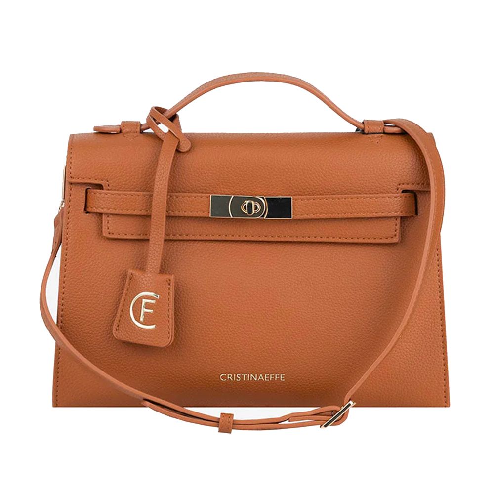 CRISTINAEFFE - Brown Artificial Leather Women Crossbody Bag