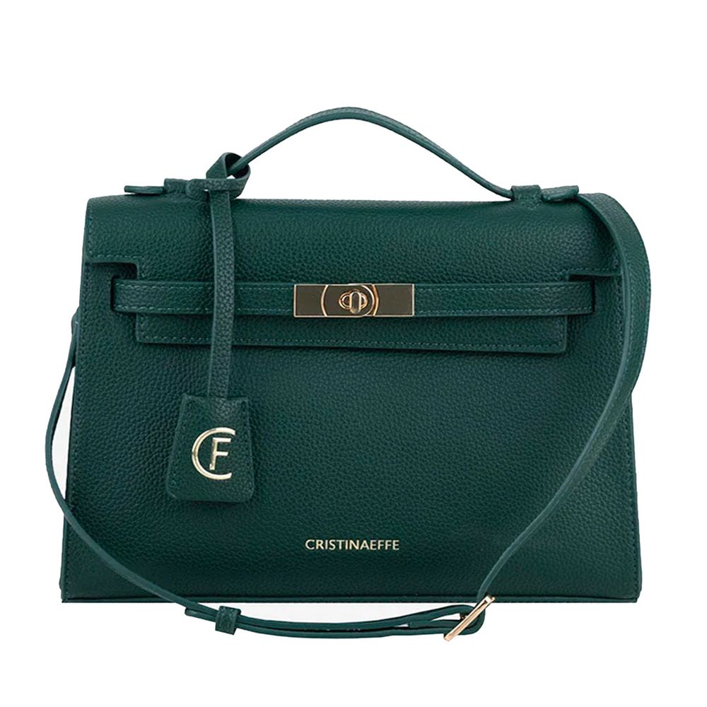 CRISTINAEFFE - Green Artificial Leather Women Crossbody Bag