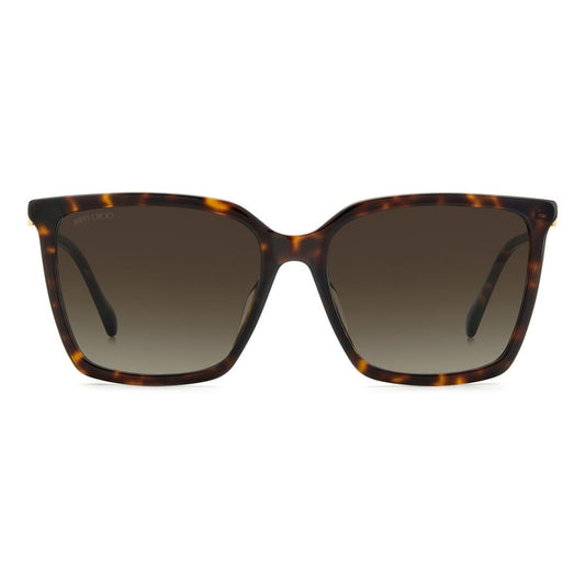 Jimmy Choo – Golden Metal Gradient Sunglasses