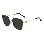 Jimmy Choo – Vella Gold Metal Sunglasses
