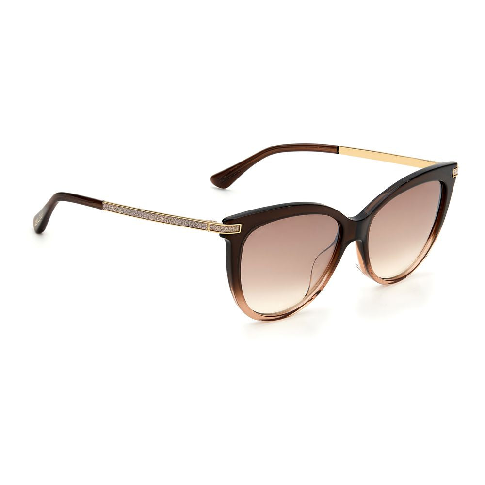 Jimmy Choo – Brown Acetate Gradient Sunglasses