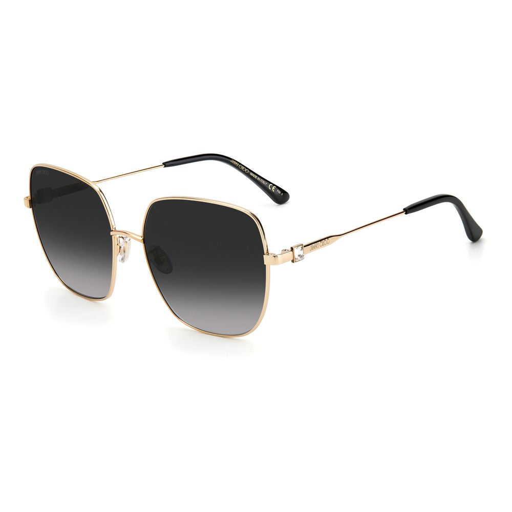 Jimmy Choo – Bicolor Gold & Black Metal Sunglasses
