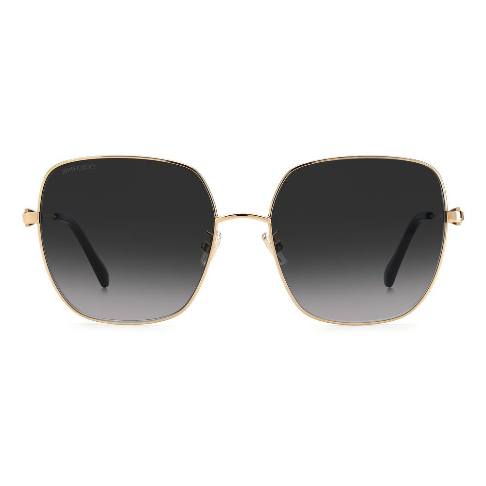 Jimmy Choo – Bicolor Gold & Black Metal Sunglasses