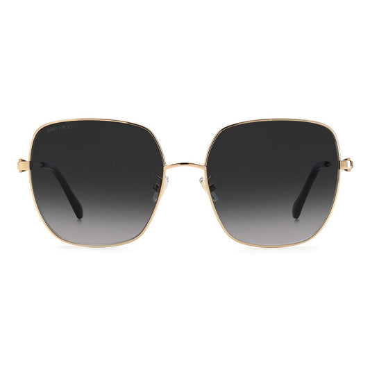 Jimmy Choo – Bicolor Gold & Black Metal Sunglasses