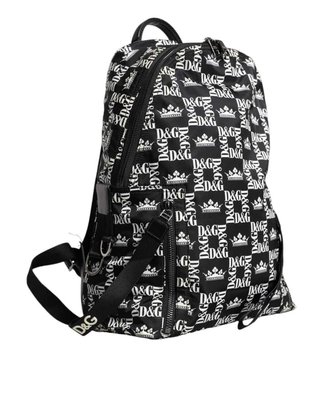 Dolce & Gabbana – Black & White DG Crown Backpack