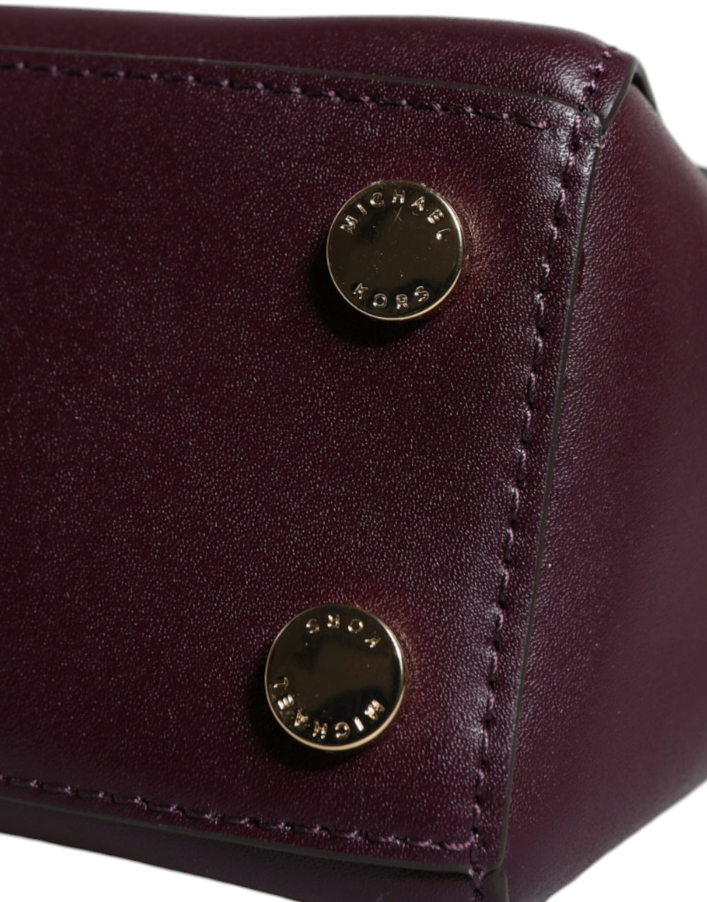 Michael Kors - Purple Leather Logo Plaque Crossbody