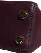 Michael Kors - Purple Leather Logo Plaque Crossbody