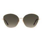 Jimmy Choo – Golden Metal Gradient Brown Sunglasses
