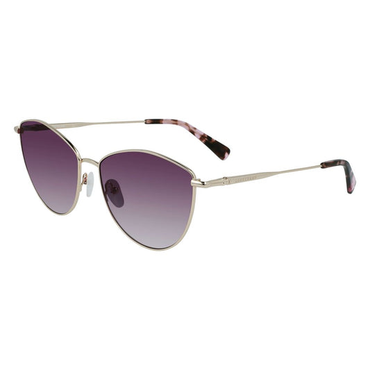 Longchamp – Golden Metal Sunglasses