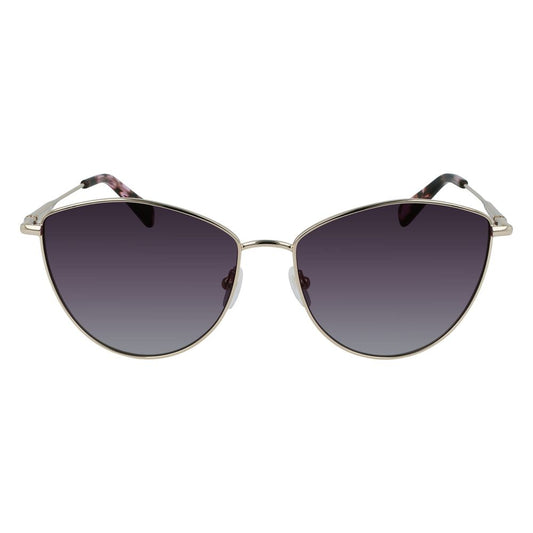 Longchamp – Golden Metal Sunglasses