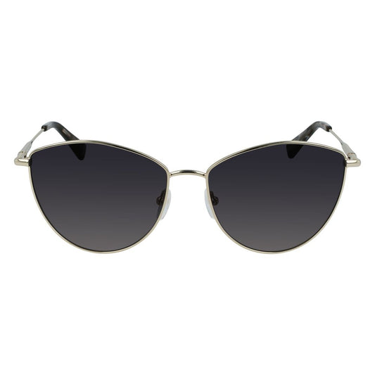 Longchamp – Golden Metal Sunglasses