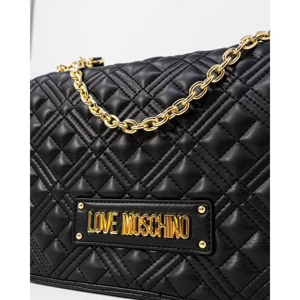 Love Moschino- Black Polyethylene Handbag