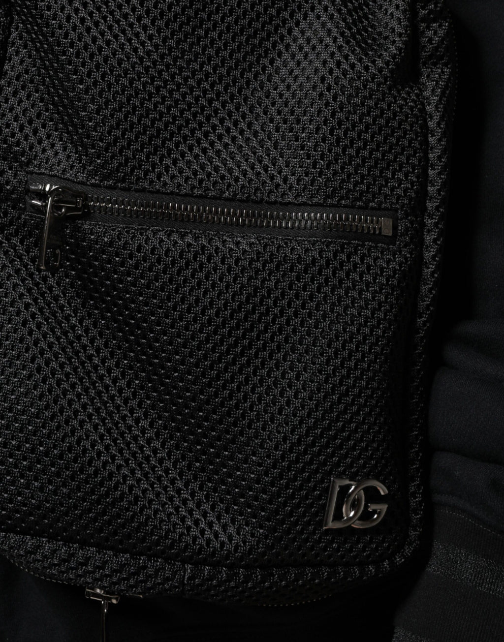 Dolce & Gabbana - Black Hooded Pullover Men Sweatshirt Sweater