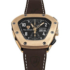 Lamborghini - Black Leather Watch