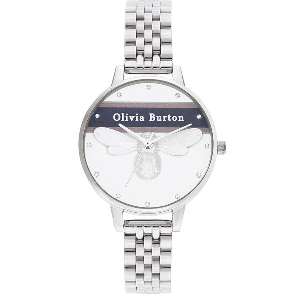 Olivia Burton - Silver Stainless Steel Watch