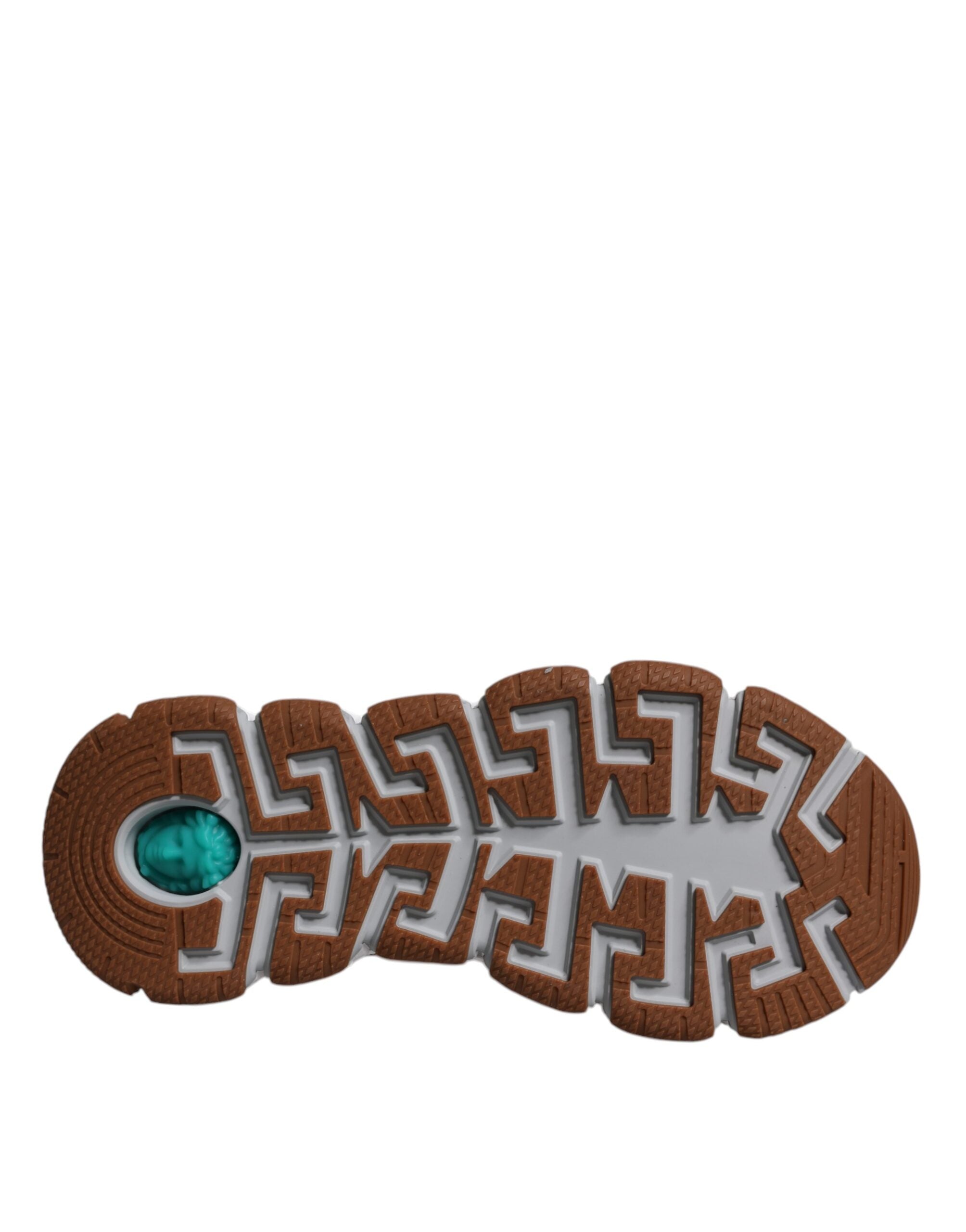 Versace - White Trigreca Barocco Print Low Top Sneakers