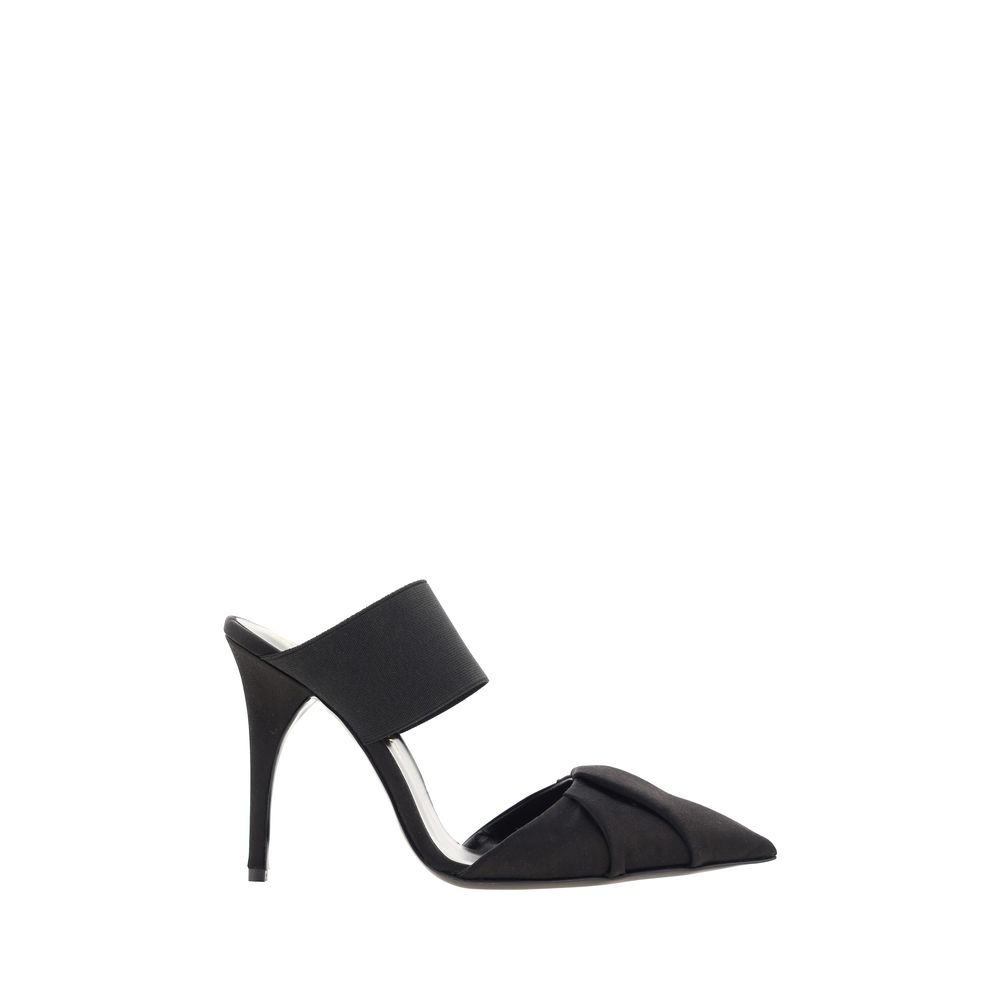 Bruno Frisoni – Draped Black Leather Pumps