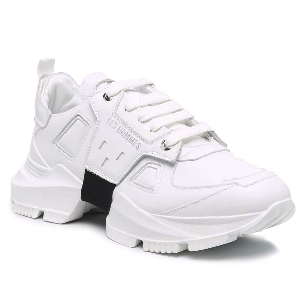 Les Hommes - White Calfskin Men Sneaker